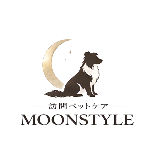 MOONSTYLE 高齢者とペットのロゴ